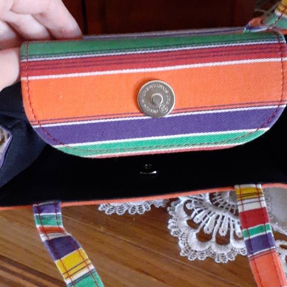 🆕️*NWOT* KATE SPADE FUN BRIGHT COLORS STRIPED BAG - Picture 7 of 8